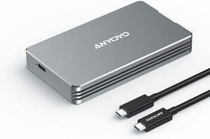 ANYOYO M.2 SSD 外付けケース Thunderbolt 3/4 SSD 外付けケース 40Gbps超高速