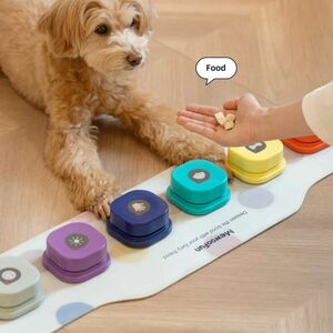 ペット用音声トレーニングブザー ペット おもちゃ ペットトレーニング アンサーブザー レコード 音声録音ボタン ボタン 犬