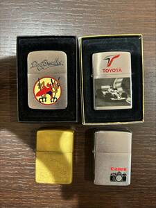 #16054A【30日にお支払い可能な方限定】ZIPPO/ジッポー　おまとめ　4個　スタンダードタイプ　着火未確認