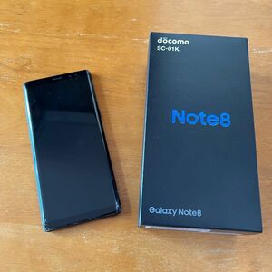 Galaxy Note8 ギャラクシーノート8 ドコモ SC-01K ミッドナイト ブラック SIMロック解除 SIMフリー