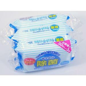  bacteria elimination .... wet wipe life . made in Japan 30 sheets x3P pack x24 piece /./ free shipping 