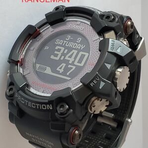 ⑨美品 G-SHOCK レンジマン GPR-B1000 RANGEMAN CASIO Bluetooth ナビ ソーラー 腕時計