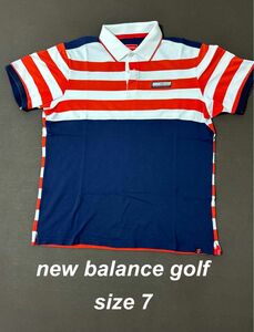 new balance golf半袖ポロシャツサイズ　7