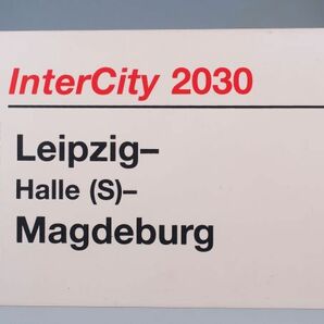 DB ドイツ国鉄 サボ IC インターシティ 2030号 Leipzig - Magdeburgの画像1