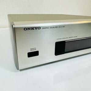ONKYO オンキヨーEQ-211M グラフィックイコライザー 音出し確認済みオーディオ機器 GRAPHIC EQUALIZER オンキョーの画像3