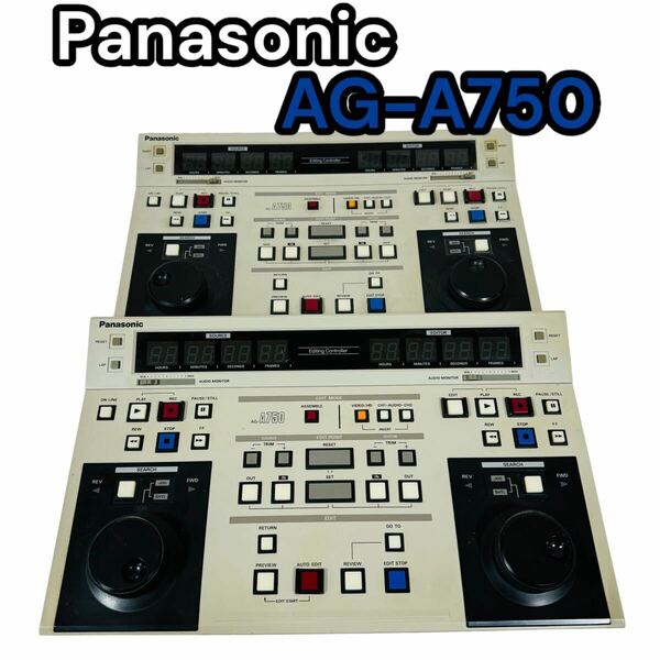 Panasonic パナソニック AG-A750 (ビデオカセットレコーダー ビデオデッキ AG-7750 業務用VHS video cassette recorder レトロ )