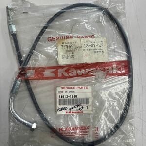 Z400FX E4 カワサキ純正アクセルワイヤー当時物54012-1040