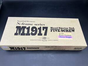 ★【同梱不可】ジャンク品 タナカワークス S&W M1917 Hand Ejector 2nd. FIVE SCREW 4インチ ヘビーウエイト ガスガン