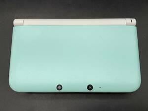 ★【同梱不可】中古品 Nintendo ニンテンドー3DS LL ミント×ホワイト 本体 動作確認済み