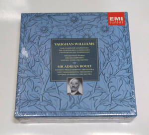 ヴォーン・ウィリアムズ：交響曲全集管弦楽曲集 8枚組CD 絶版貴重EMI 輸入盤 未開封 ボールト(指)ロンドンpo Vaughan Williams E.Boul