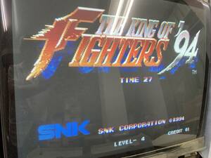 中古ロム【ザ・キングオブファイターズ 94 / The King of Fighters 94】＊SNK NEO GEO, タイトルシール付！