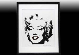 アンディ・ウォーホル 証明書 シルク 直筆サイン「Marilyn Monroe 　マリリン・モンロー　35/250」真作