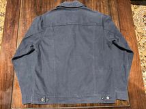 稀少カラー ネイビー 米国製 FILSON SHORT CRUISER JACKET フィルソン キャンバス ショートクルーザージャケット Mサイズ_画像2