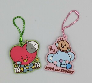 BT21ぷっくりラバマスグミ2 TATA(ブイ) KOYA(アールエム)＆SHOOKY(シュガ) 2種セット