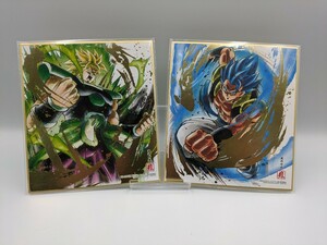 ドラゴンボール 色紙ART 鳥山明 ゴジータ ブロリー 2種セット