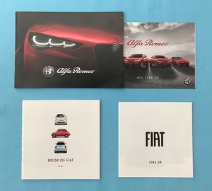 アルファロメオ/ALFA ROMEO 新旧オールラインナップカタログ フィアット/FIAT オールラインナップカタログ フィアット500の歴史のカタログ