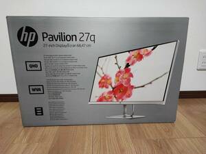 ■中古良品■ HP製 Pavilion 27q WQHD (2560x1440) HDMI×2 Displayport×1 使用時間:2486