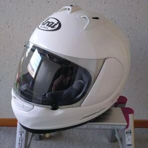 ARAI PROFILE パールホワイト 美品 Ｍサイズ変更済みの画像2