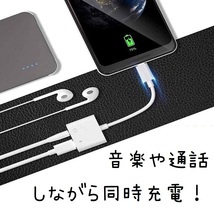 Type C イヤホン 変換アダプター USB C 充電ケーブル イヤホン タイプC to 3.5mm 変換ケーブル イヤホンジャック 音楽+充電 同時_画像2