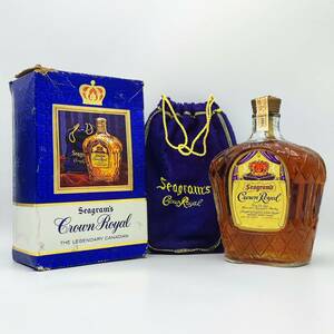 [ бесплатная доставка по всей стране ]Seagram's Crown Royal Fine De Luxe 1967 Canadian Whisky 40 раз 4/5QUART= примерно 760ml[ Crown royal ]