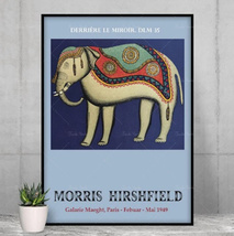 G3211 モーリス・ハーシュフィールド Morris Hirshfield キャンバスアートポスター 50×70cm イラスト インテリア 雑貨 海外製 枠なし _画像1