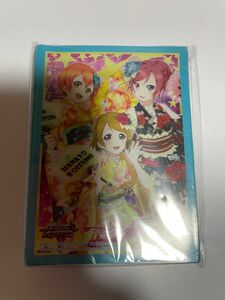 ラブライブ ブシロード金銀キャンペーンスリーブ 花陽＆真姫＆凛 未開封品