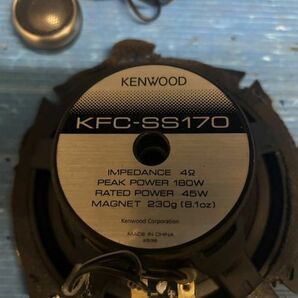 KENWOOD ケンウッド セパレート2way スピーカー KFC-SS170 中古 031907JOの画像2