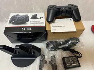 ★ほぼ未使用　超美品　PS3 DUALSHOCK3 CHARGING STATION CECH-ZDC1J/ZAC2 デュアルショック充電スタンド コントローラおまけ　送料無料★