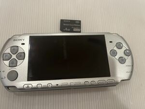 ★美品 動作良好　SONY ソニー PSP-3000 本体のみ シルバー プレイステーション ポータブル 液晶無傷　送料無料★