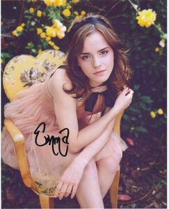 Emma　Watsonエマ・ワトソン★直筆サイン写真★証明書COA◆8545