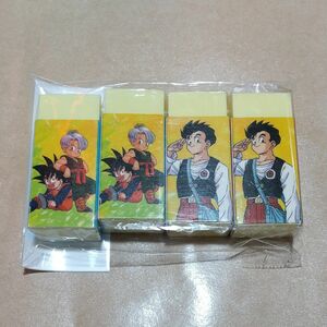 ドラゴンボールZ 消しゴム 未開封 4個セット 昭和レトロ