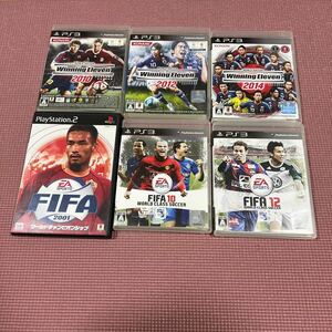 【PS3】 ワールドサッカー ウイニングイレブン 2010 2012 2014 FIFA 2001 10 12 6本セット　EA コナミ　KONAMI