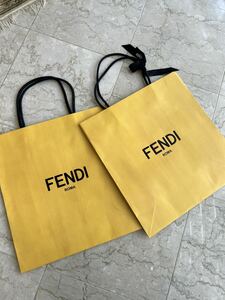 フェンディFENDI★紙袋 ショッパー 2枚セット♪ｋ