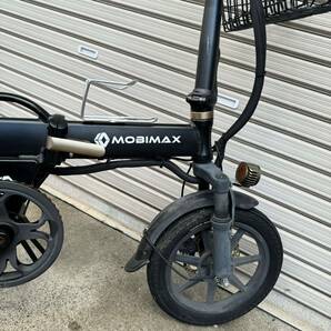MOBIMAX ディスク式 MTB 48V 7.5Ah 14インチ 黒色 BIKE 折り畳み電動自転車 現状品の画像2