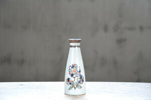 NO.045 古い徳利 一輪挿し 花 検索用語→昭和レトロビンテージフクロウ花瓶花器