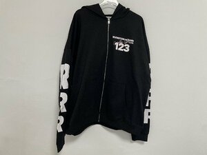 RRR-123 × FEAR OF GOD Hoodie フィアオブゴッドエッセンシャルズ 上着 パーカー ブラック 中古 サイズ1 ■ JN 1