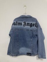 PALM ANGELS パーム エンジェルス デニムジャケット ジャケット logo ブルー 中古 JN 1_画像2