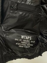 WTAPS ダブルタップス VISUAL UPARMORED ダウンジャケット 上着 ブラック メンズファッション 黒 中古 L JN 1_画像7