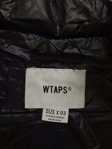 WTAPS ダブルタップス VISUAL UPARMORED ダウンジャケット 上着 ブラック メンズファッション 黒 中古 L JN 1_画像3