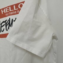 VETEMENTS ヴェトモン 21AW UE54TR240W Hello My name is VETEMENTS T-shirt マイネームイズプリントTシャツ メンズ Mサイズ_画像8