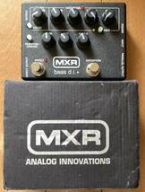 正規品　概ね美品　MXR bass d.i.+ M-80 中古 ベース プリアンプ ディストーション 箱入り ANALOG INNOVATIONS_画像1