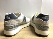 未使用 25cm B ニューバランス WL574ZQA ライトグレー new balance_画像4