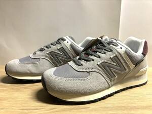 未使用 24.5cm D ニューバランス U574KBR グレー new balance