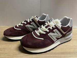 未使用 26.5cm D ニューバランス U574LGAA D バーガンディ new balance