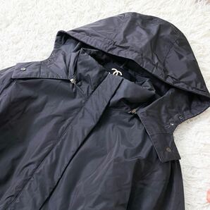 新品同様★マックスマーラ WEEKEND MaxMara★軽量★中綿*フード取り外し可★ブルゾンジャケット ブラック 〜SIZE40 L相当〜の画像3