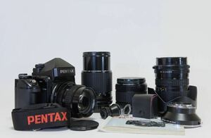 PENTAX67|| SMC105mm f2.4他レンズ3本含む一式セット　即撮影OK！