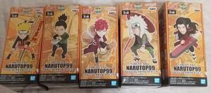 【　未開封　極美品　】　ナルト　NARUTO　ワールドコレクタブルフィギュア　NARUTOP99　vol.1 フィギュア 全5種　コンプリート