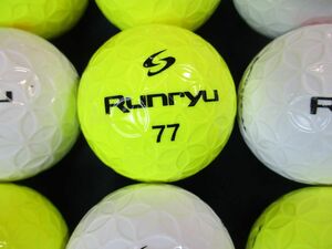 2056【お買得●】Runryn イエロー/ホワイト混合ボール 24個