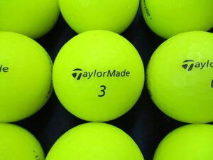 2224【特A級】テーラーメイド Taylor Made DISTANCE SOFT ◇マットカラーイエロー◇ 30個