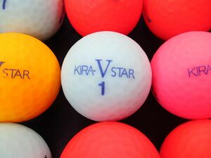 2336【特A級】Kasco KIRA V STAR ◇マットカラー混合ボール◇ 30個